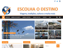 Tablet Screenshot of escolhaodestino.com